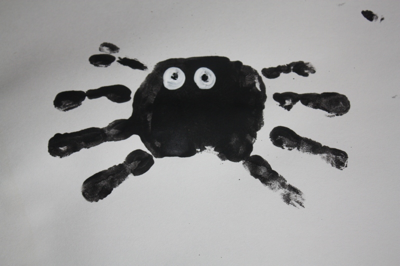 Spider handprints