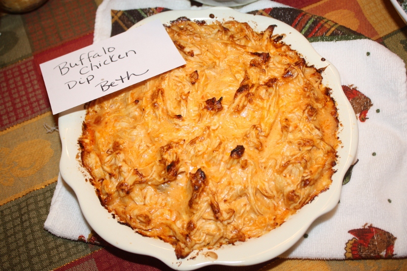 Buffalo chicken dip with blue cheese