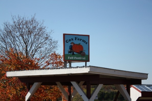 sign for cox farms