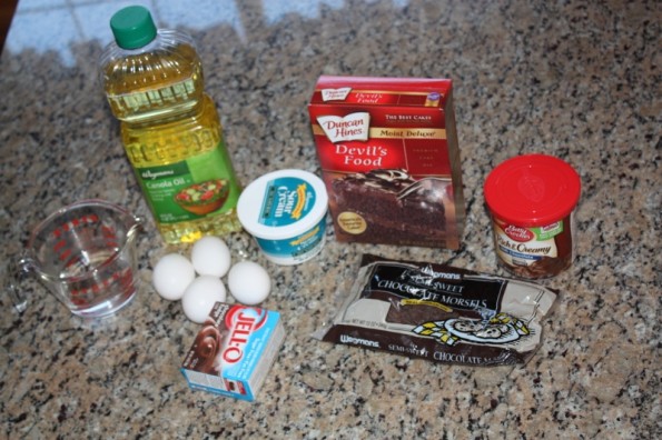 ingredients for awesome cake