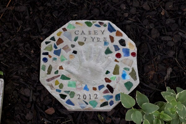 Cute Cement Stepping Stone