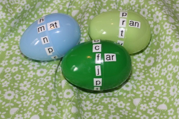 Learning words with Easter eggs!